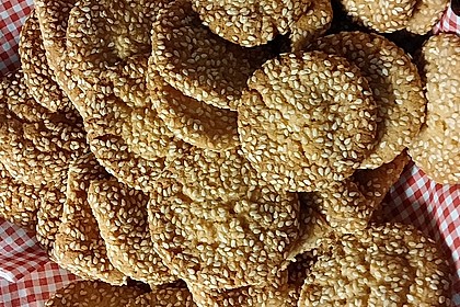 Erdnuss - Sesam - Plätzchen 1