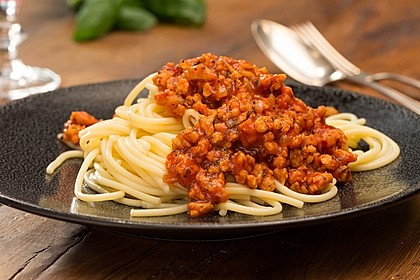Vegetarische Bolognese 1