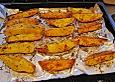 Gebackene Kartoffelspalten griechische Art