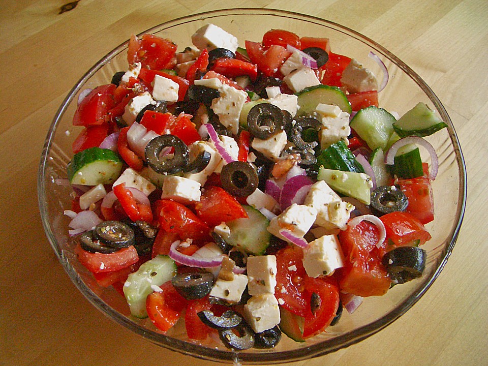 Griechischer Salat (Rezept mit Bild) von linda3 | Chefkoch.de