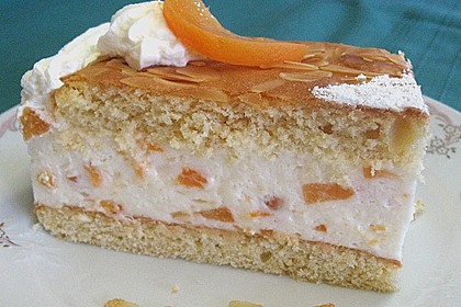 Aprikosen - Weintorte