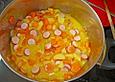 M&ouml;hrensuppe mit Wiener W&uuml;rstchen