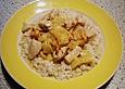 Curryhuhn in Kokosmilch mit Ananas und Cashewkernen