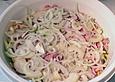 Rosinenkinds Schichtsalat mit Thunfischdressing