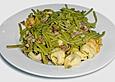 Tortellini - Sp&auml;tzle - Pfanne mit B&auml;rlauchpesto