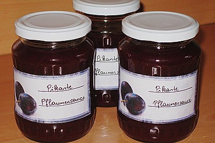 Pflaumensauce, pikant 11