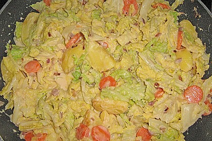 Wirsing - Pfanne 2