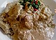 Indisches Safran - Joghurt - Huhn mit Mandeln