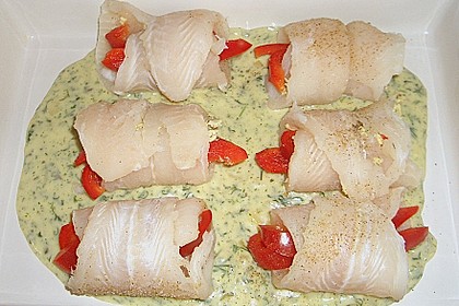 Pangasiusfilet in Kr&auml;utersauce