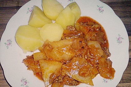 Schmorkohl mit Hack 6