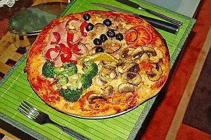 Italienischer Pizzateig 22