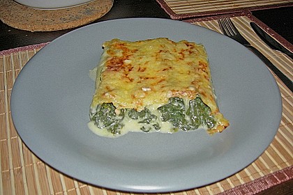 Feuermohns gefüllte Lachs Spinat Cannelloni 4