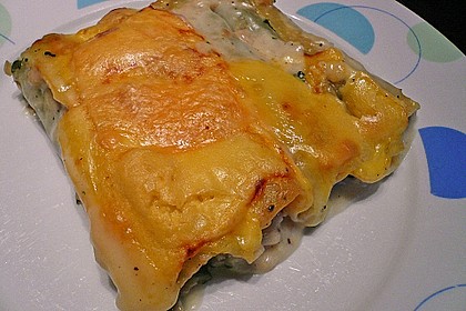 Feuermohns gefüllte Lachs Spinat Cannelloni 10