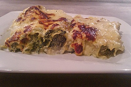 Feuermohns gefüllte Lachs Spinat Cannelloni 3