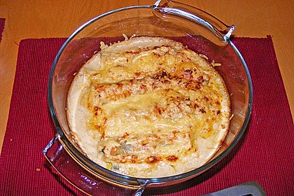 Feuermohns gefüllte Lachs Spinat Cannelloni 14