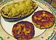 Gef&uuml;llte Auberginen vegetarisch