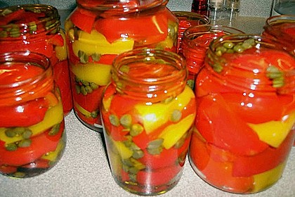 Eingelegte Paprika mit Kapern 6
