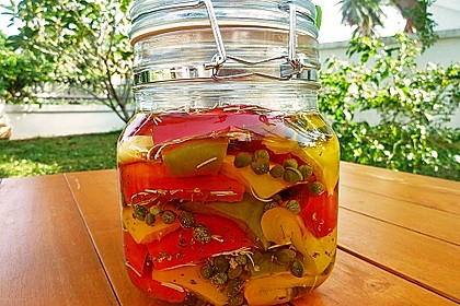 Eingelegte Paprika mit Kapern 9