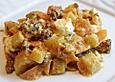 Zucchini - Pfanne mit Hackfleisch und Schafsk&auml;se