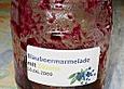 Blaubeermarmelade mit Zitrone