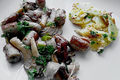 Geschnetzelte Bratwurst 1