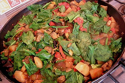 Auberginen - Kartoffel - Curry 1