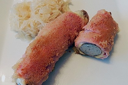 Bratwurst - Schinkenr&ouml;llchen 3