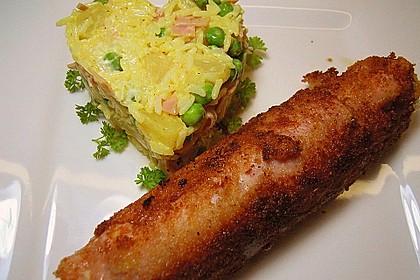 Bratwurst - Schinkenr&ouml;llchen 6