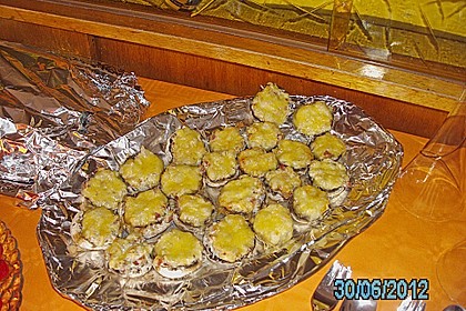 Gefüllte Champignons