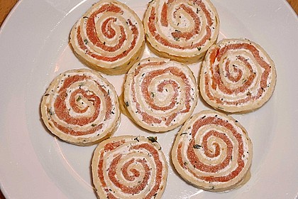 Lachs - Crêpe - Röllchen 2