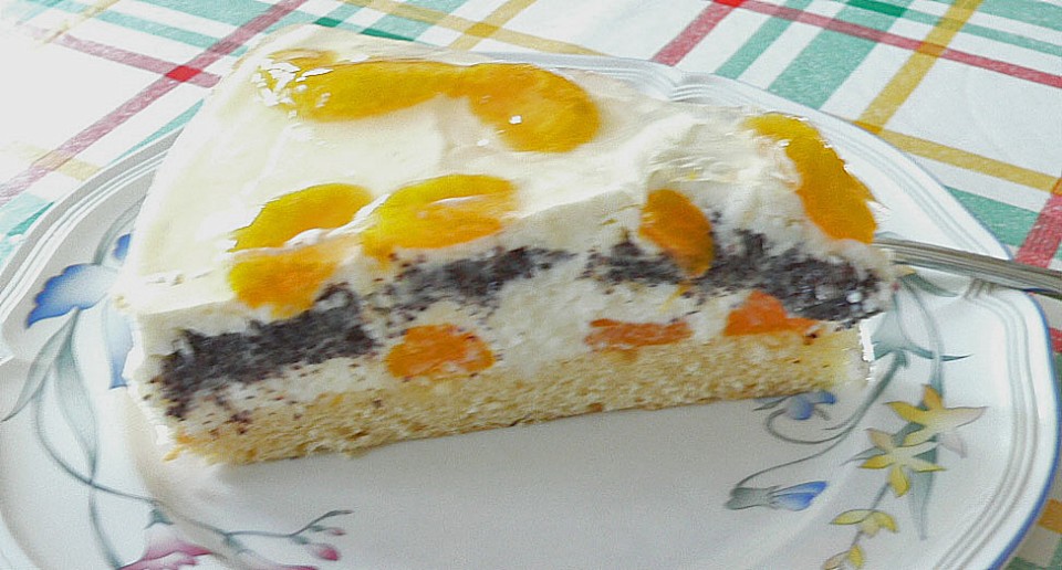 Mohn - Mascarpone - Torte mit Mandarinen (Rezept mit Bild) | Chefkoch.de