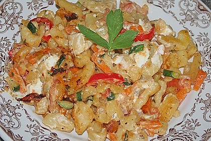 Gem&uuml;sepfanne mit Sp&auml;tzle