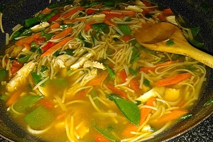 Asiatische Hühner - Nudelsuppe 5