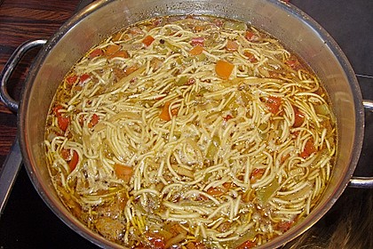 Asiatische Hühner - Nudelsuppe 9