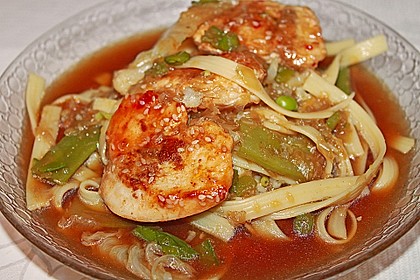 Asiatische Hühner - Nudelsuppe 3