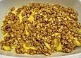 Apfelauflauf mit Streuseln und Calvados