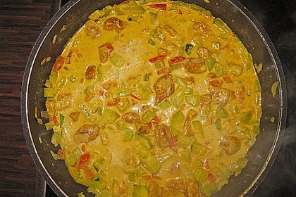 Urmelis Hähnchenbrust in Zucchini - Curry - Sahne - Sauce 51