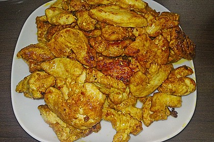 Urmelis Hähnchenbrust in Zucchini - Curry - Sahne - Sauce 69