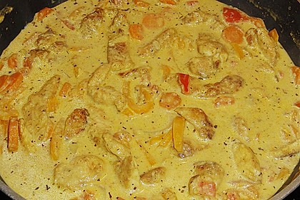 Urmelis Hähnchenbrust in Zucchini - Curry - Sahne - Sauce 53