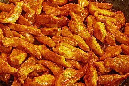 Urmelis Hähnchenbrust in Zucchini - Curry - Sahne - Sauce 64