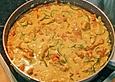 Urmelis H&auml;hnchenbrust in Zucchini - Curry - Sahne - Sauce