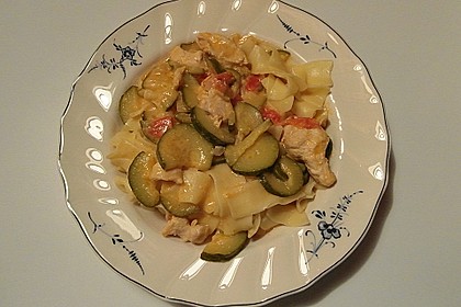 Urmelis Hähnchenbrust in Zucchini - Curry - Sahne - Sauce 27