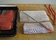 Kingklipfilet gespickt mit ger&auml;uchertem kanadischen Wildlachs