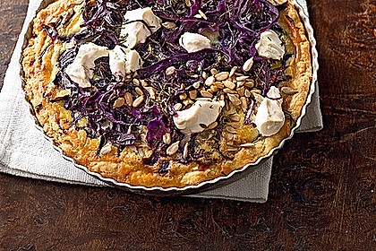 Heikes Rotkohl - Tarte 1