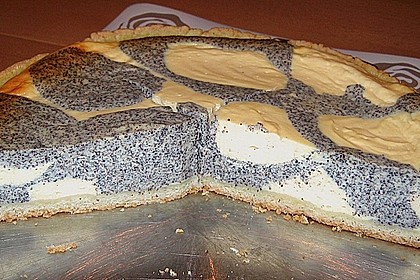 Mohn - Quark - Fleckerl - Kuchen