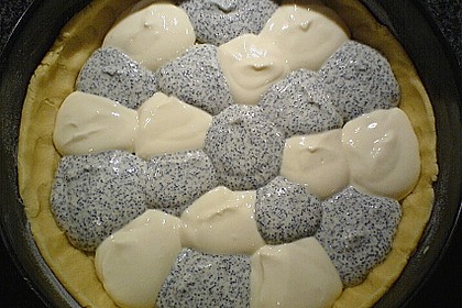 Mohn - Quark - Fleckerl - Kuchen 2
