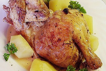 Provencalisches Knoblauchhuhn