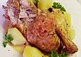 Provencalisches Knoblauchhuhn