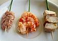 Blaulengfilets 3 - fach gespie&szlig;t mit Schmortomaten und Gr&uuml;nkohl