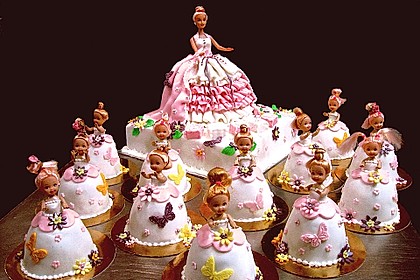 Prinzessinnen - Torte 1